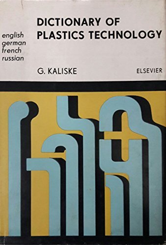 Dictionary of Plastics Technology | Immagine principale