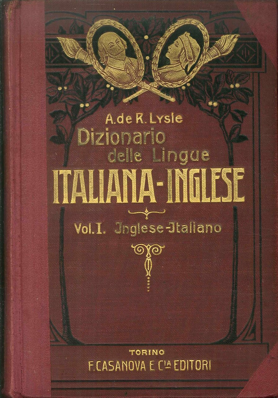 Dizionario delle Lingue ITALIANA - INGLESE Vol. I + Vol. …