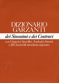 Dizionario Garzanti dei sinonimi e contrari