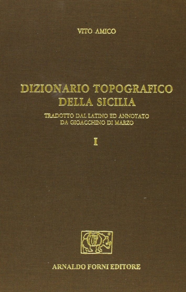 Dizionario topografico della Sicilia, tradotto dal latino ed annotato da … | Immagine principale
