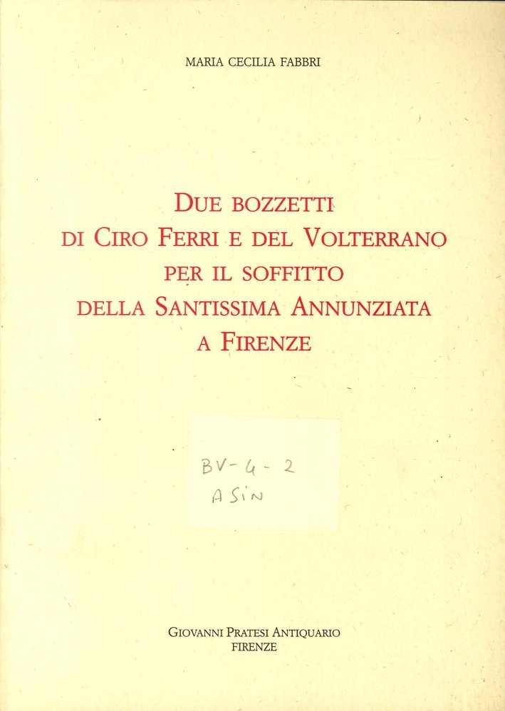 Due bozzetti di Ciro Ferri e del Volterrano per il …