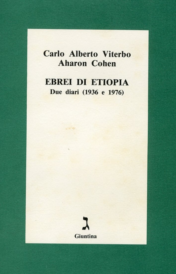 Ebrei di Etiopia. Due diari (1936 e 1976) | Immagine principale