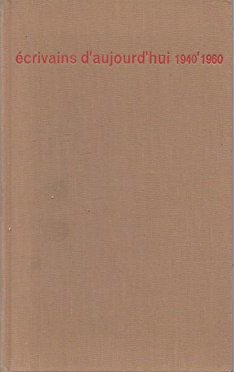 Écrivains d'Aujourd'Hui