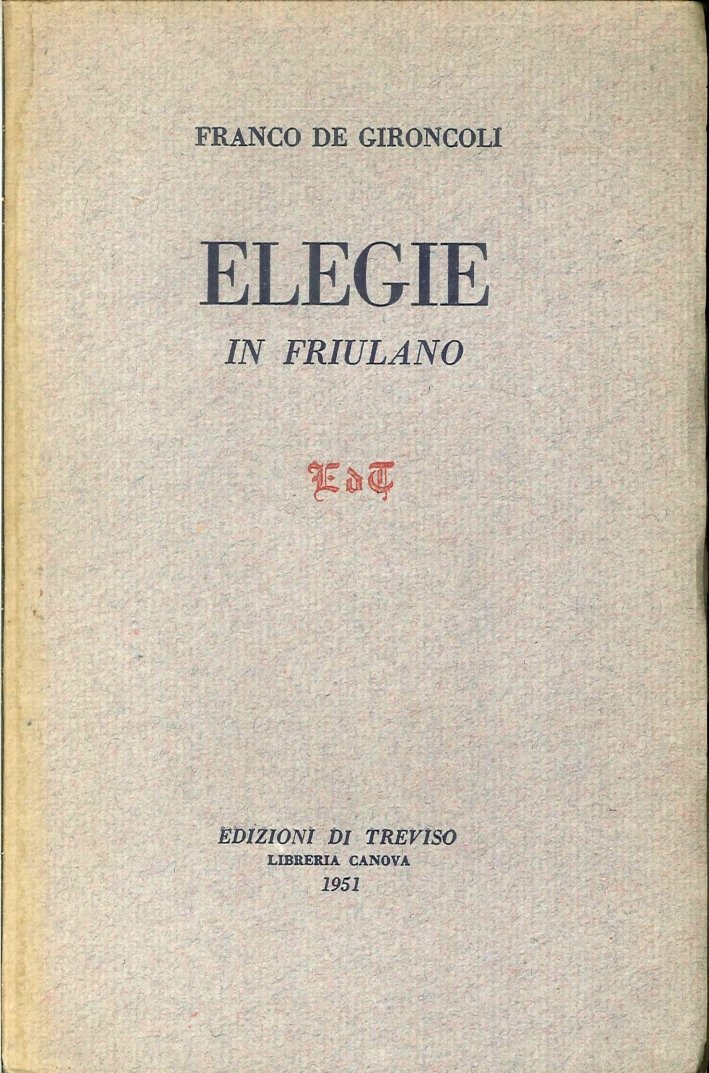 Elegie in friulano | Immagine principale