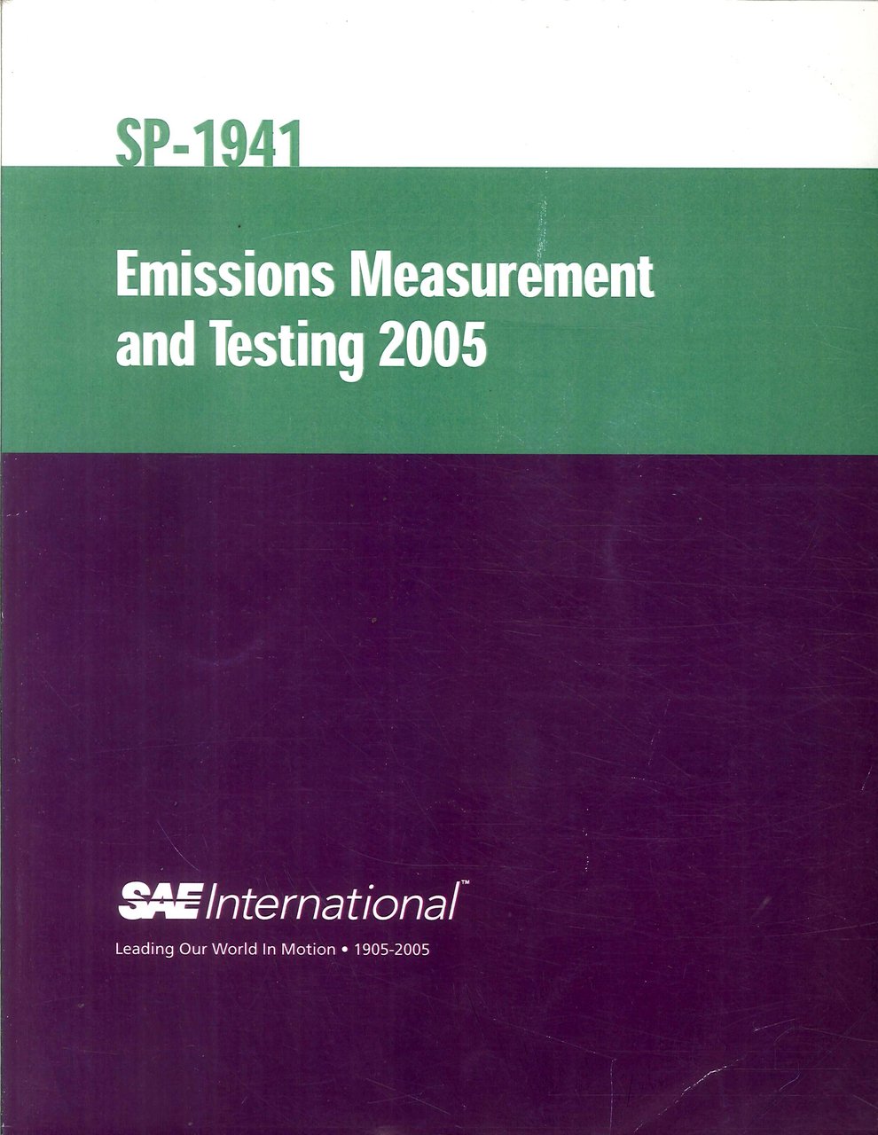 Emissions measurement and testing 2005 | Immagine principale