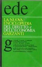 Enciclopedia del Diritto e dell'Economia, Milano, Garzanti, 1985