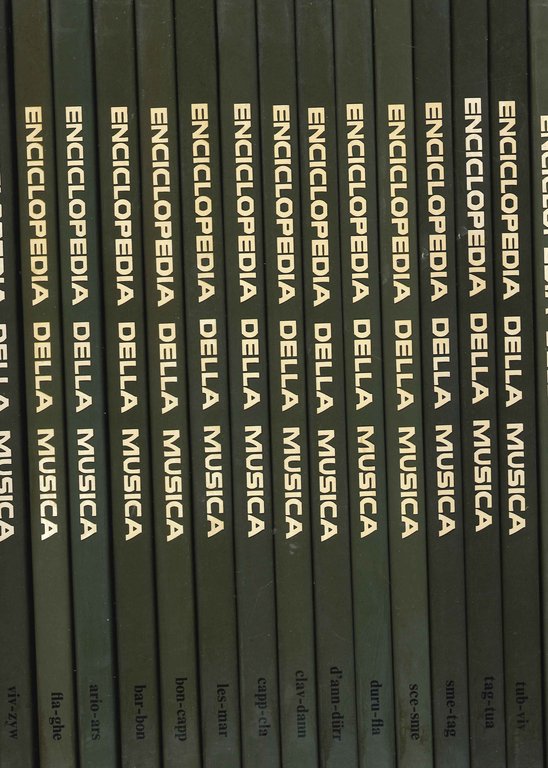 Enciclopedia della Musica. 24 Volumi. Completa, Milano, Rizzoli, 1972