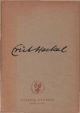 Erich heckel, hemmenhofen (bodensee) : aquarelle, holzschnitte, radierungen, lithographien, juli …
