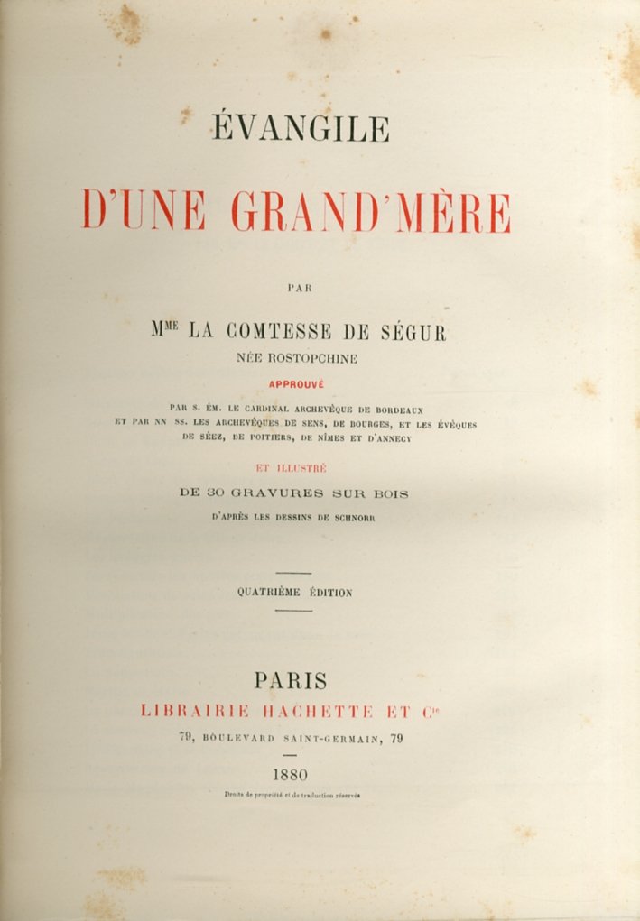 Evangile d'Une Grand'Mère