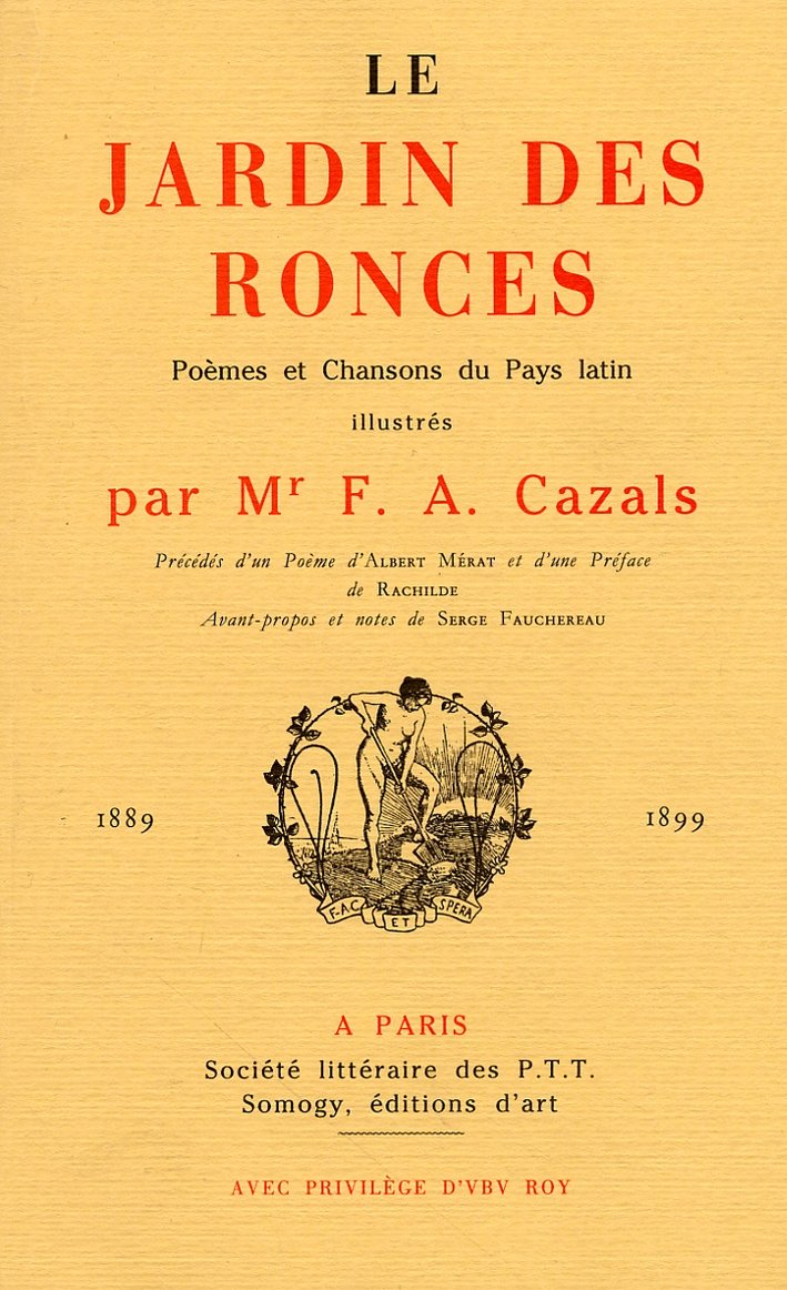 F.A. Cazals. Le Jardin des Ronces. Poèmes et Chansons du … | Immagine principale