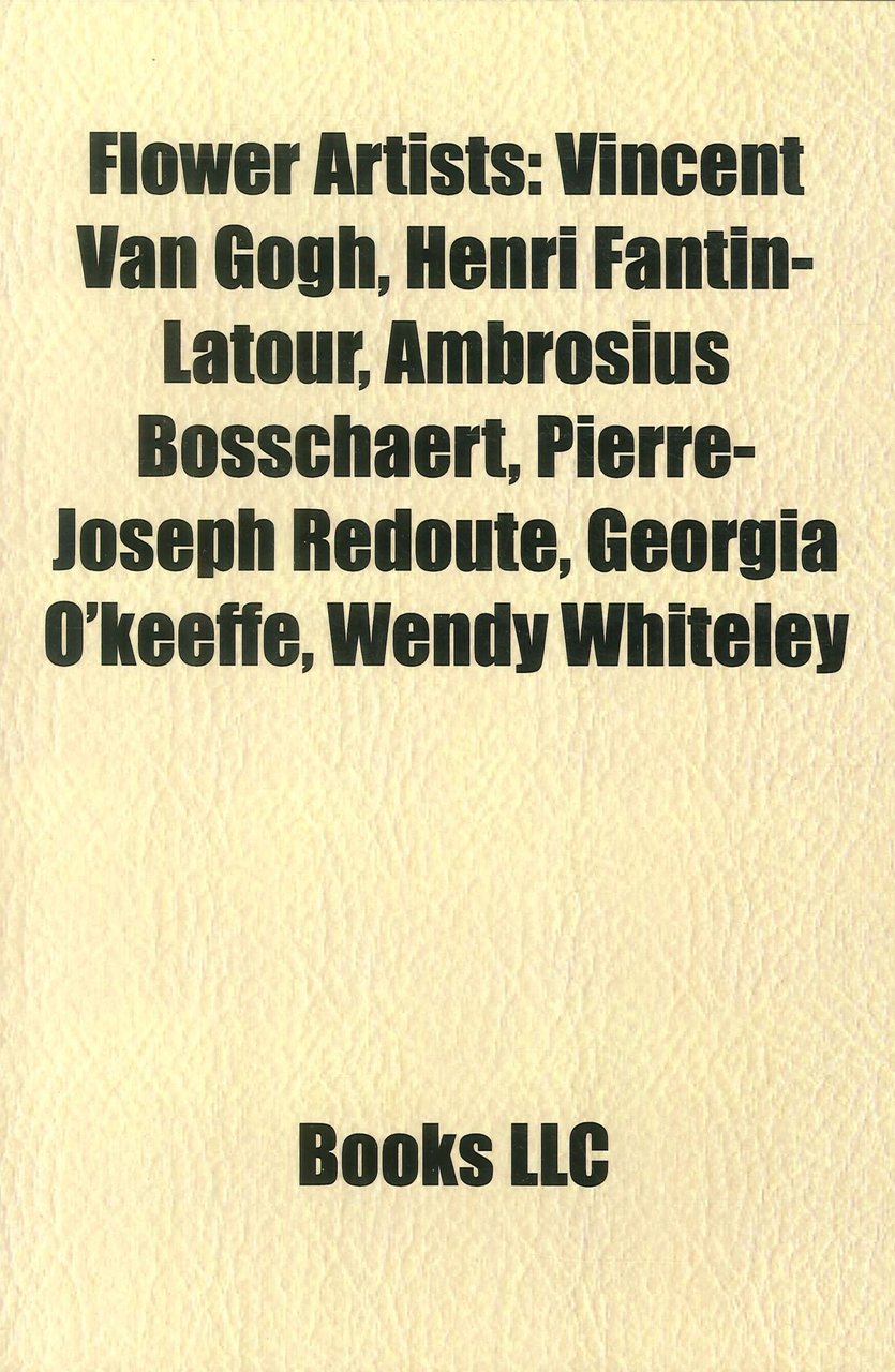 Flower artists. Vincent van Gogh Henri Fantin-Latour Ambrosius Bosschaert Pierre-Joseph … | Immagine principale