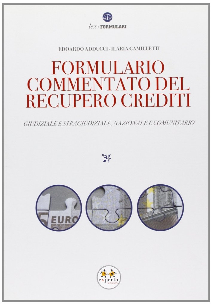 Formulario commentato del recupero crediti. Con CD-ROM