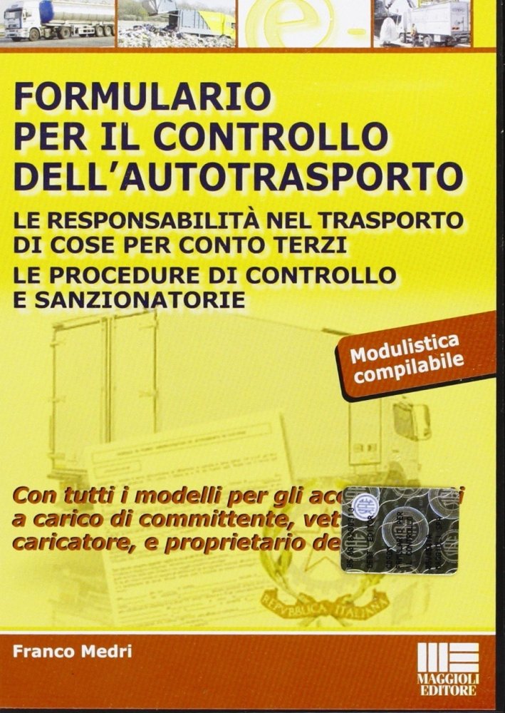 Formulario per il controllo dell'autotrasporto. Con CD-ROM | Immagine principale