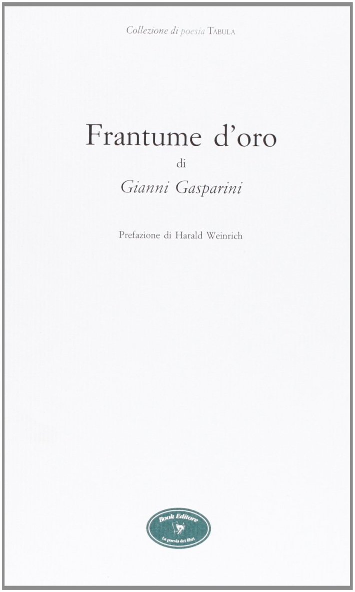 Frantume d'oro, Riva del Po, Book Editore, 1997