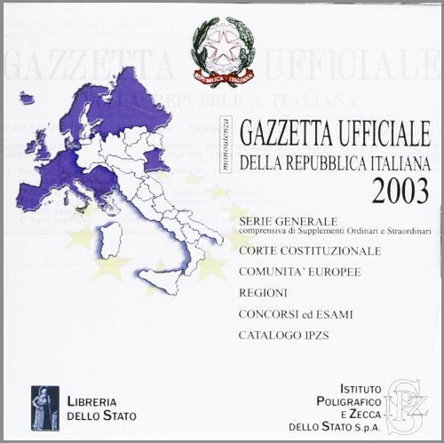 Gazzetta ufficiale della Repubblica Italiana (2002) (versione monoutenza). DVD