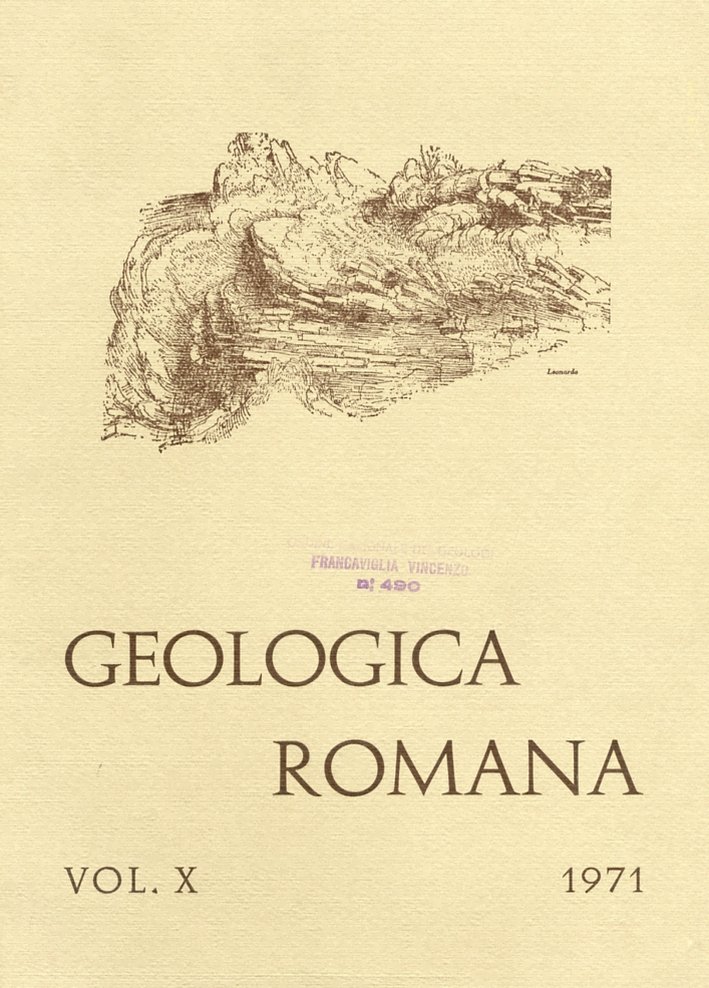 Geologica Romana. Vol. X / 1971 | Immagine principale