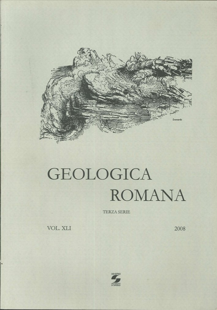 Geologica Romana. Vol XLI, 2008, III Serie. Periodico del Dipartimento … | Immagine principale