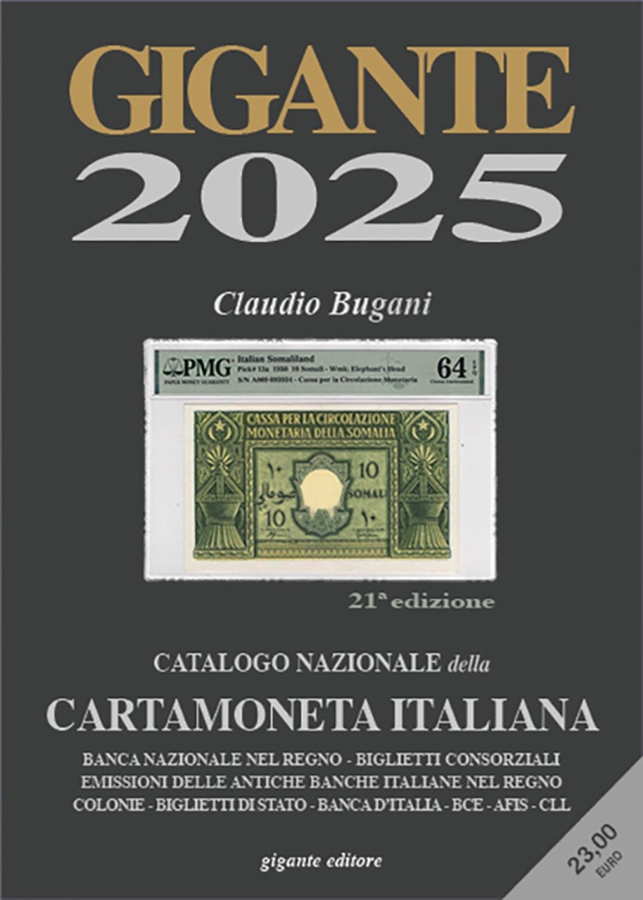 Gigante 2025. Catalogo nazionale della cartamoneta italiana | Immagine principale
