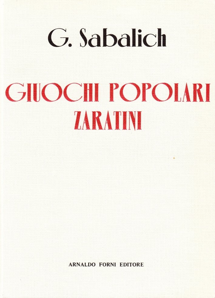 Giuochi Popolari Zaratini