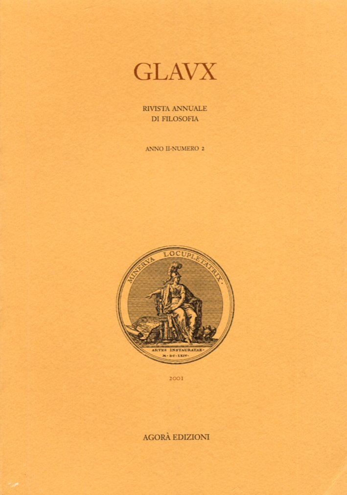 Glaus. Rivista annuale di filosofia. Anno 2. N. 0002