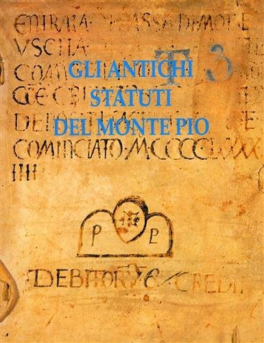 Gli antichi statuti del Monte Pio