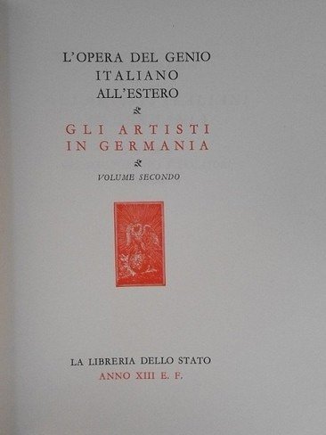 Gli artisti in Germania. Gli scultori, gli stuccatori, i ceramisti. … | Immagine principale