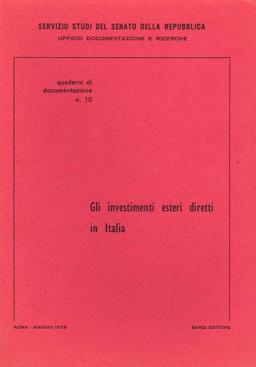 Gli investimenti esteri diretti in Italia | Immagine principale