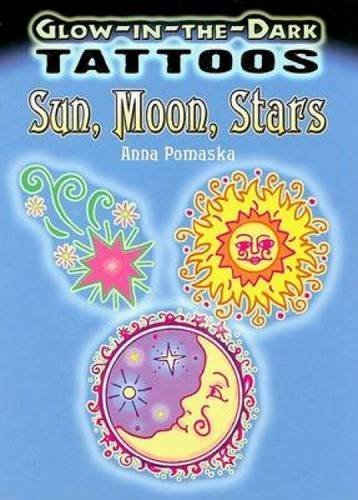 Glow-In-The-Dark Tattoos Sun, Moon, Stars