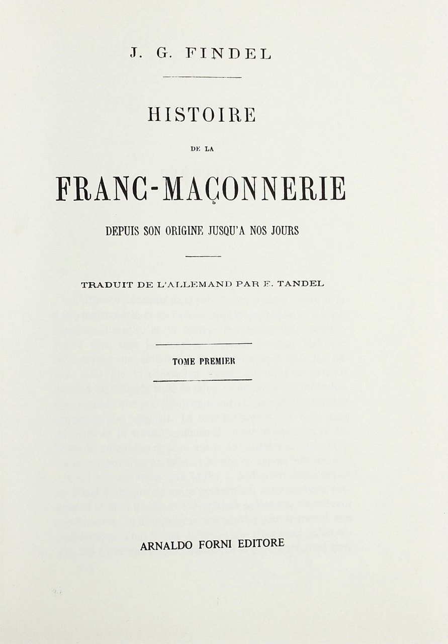 Histoire de la Franc-Maçonnerie | Immagine principale