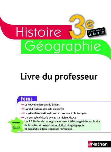 Histoire Géographie 3e : Livre Du Professeur | Immagine principale