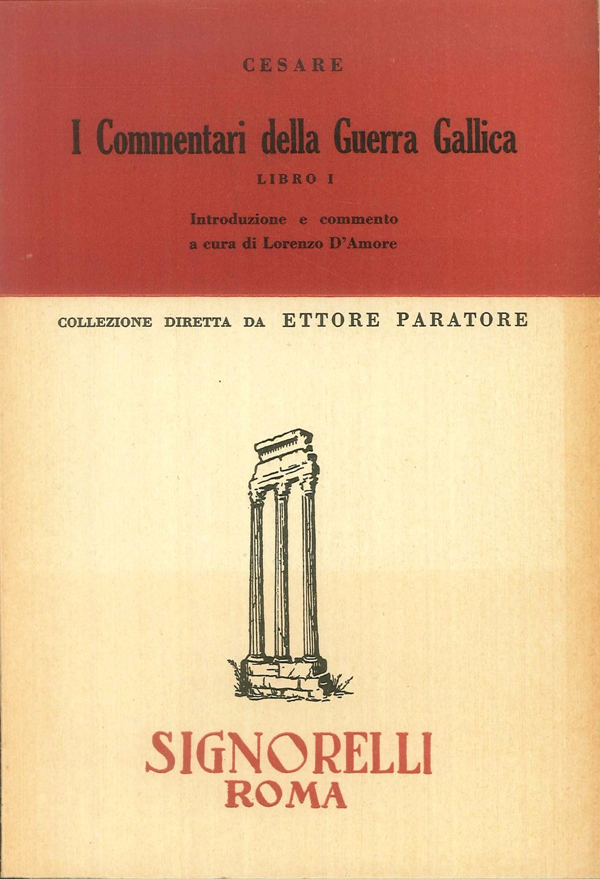 I Commentatori della Guerra Gallica. Libri I-II-III | Immagine principale