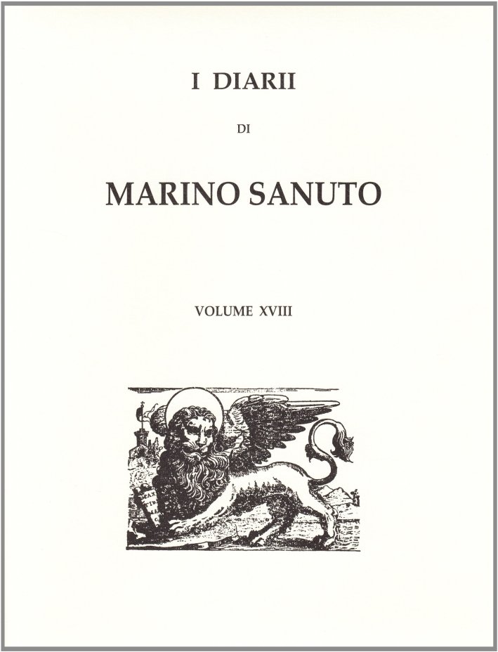 I Diarii... (1496-1533). Vol. 18 | Immagine principale