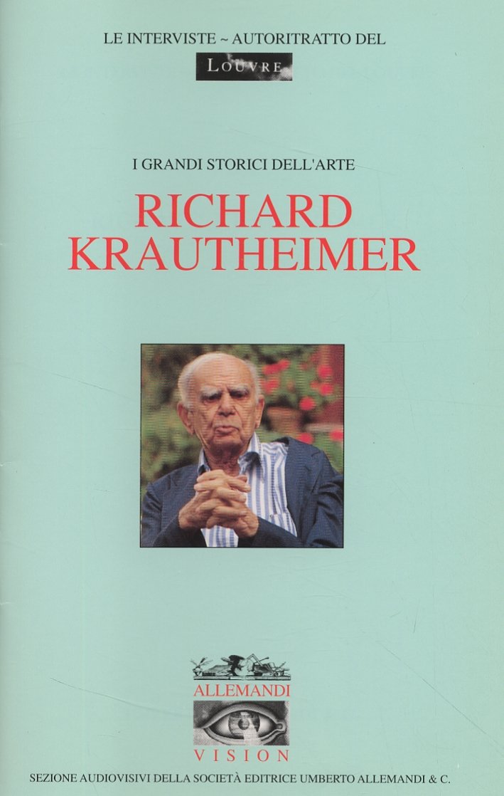 I grandi storici dell'arte. Richard Krautheimer. [VHS] | Immagine principale