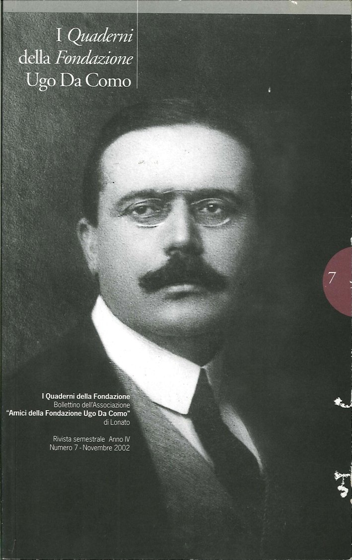 I Quaderni della Fondazione, Ugo Da Como. 2002 | Immagine principale