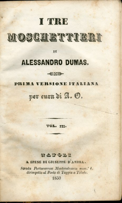 I tre moschettieri