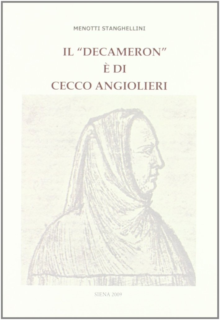 Il DEcameron è di Cecco Angiolieri