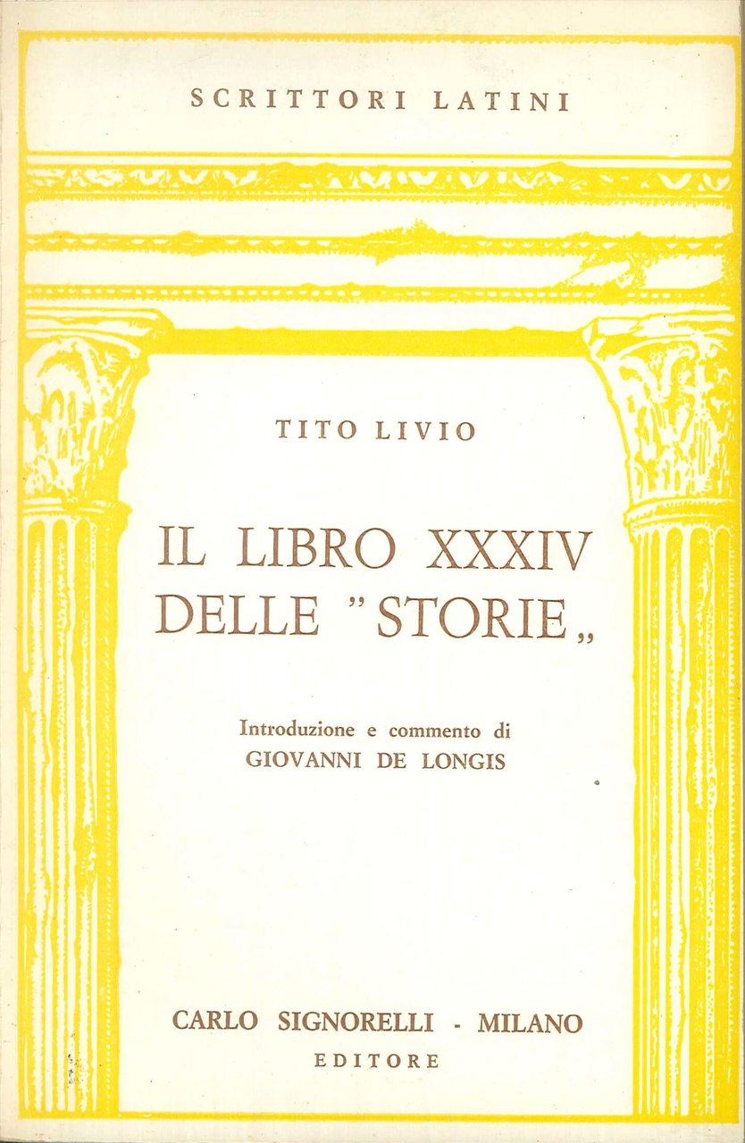 Il Libro XXXIV delle "Storie"