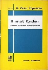 Il metodo Rorschach, Firenze, Gruppo Editoriale Giunti, 1975