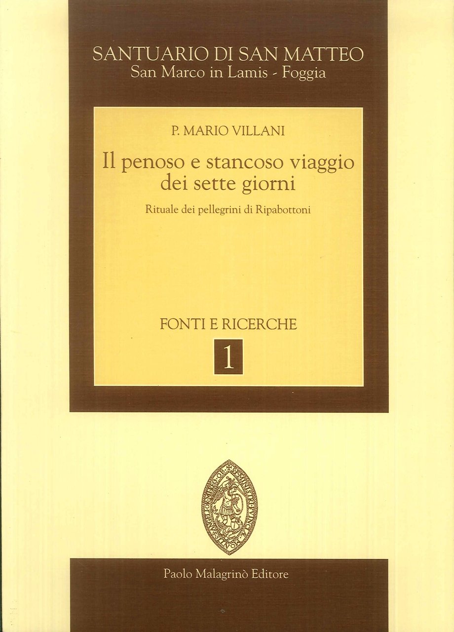 Il penoso e stancoso viaggio dei sette giorni. Rituale dei … | Immagine principale