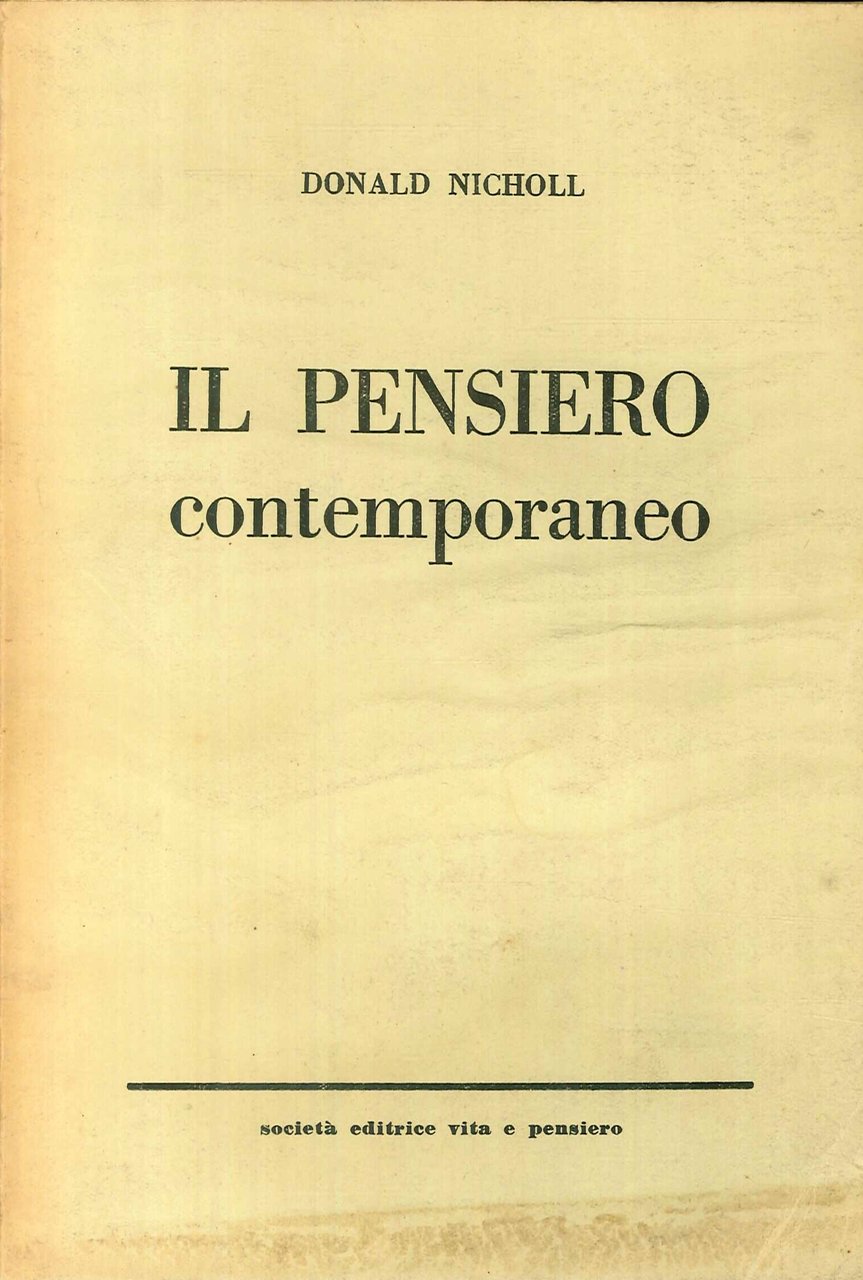 Il pensiero contemporaneo | Immagine principale