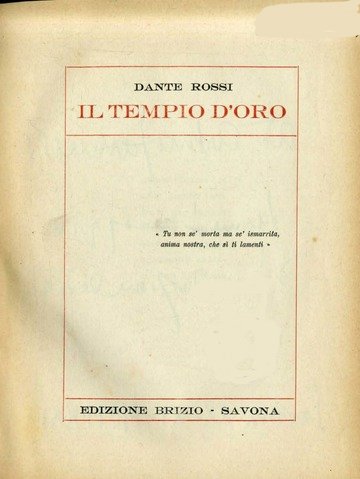 Il tempio d'oro | Immagine principale