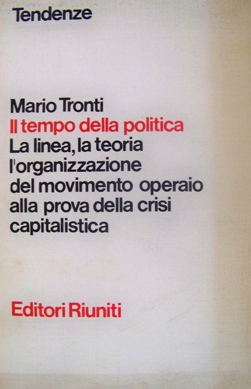 Il tempo della politica