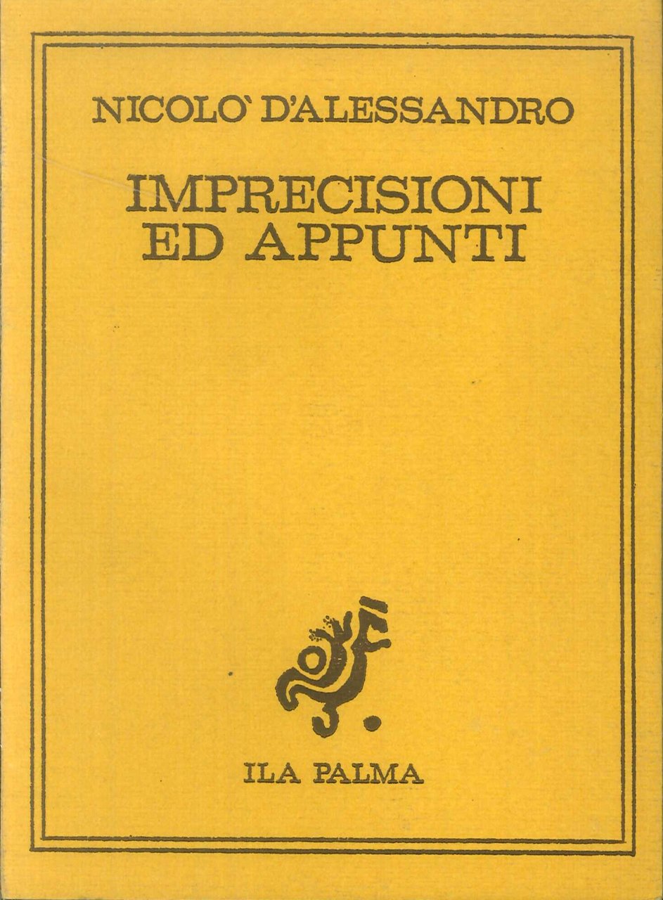 Imprecisioni ed appunti. | Immagine principale