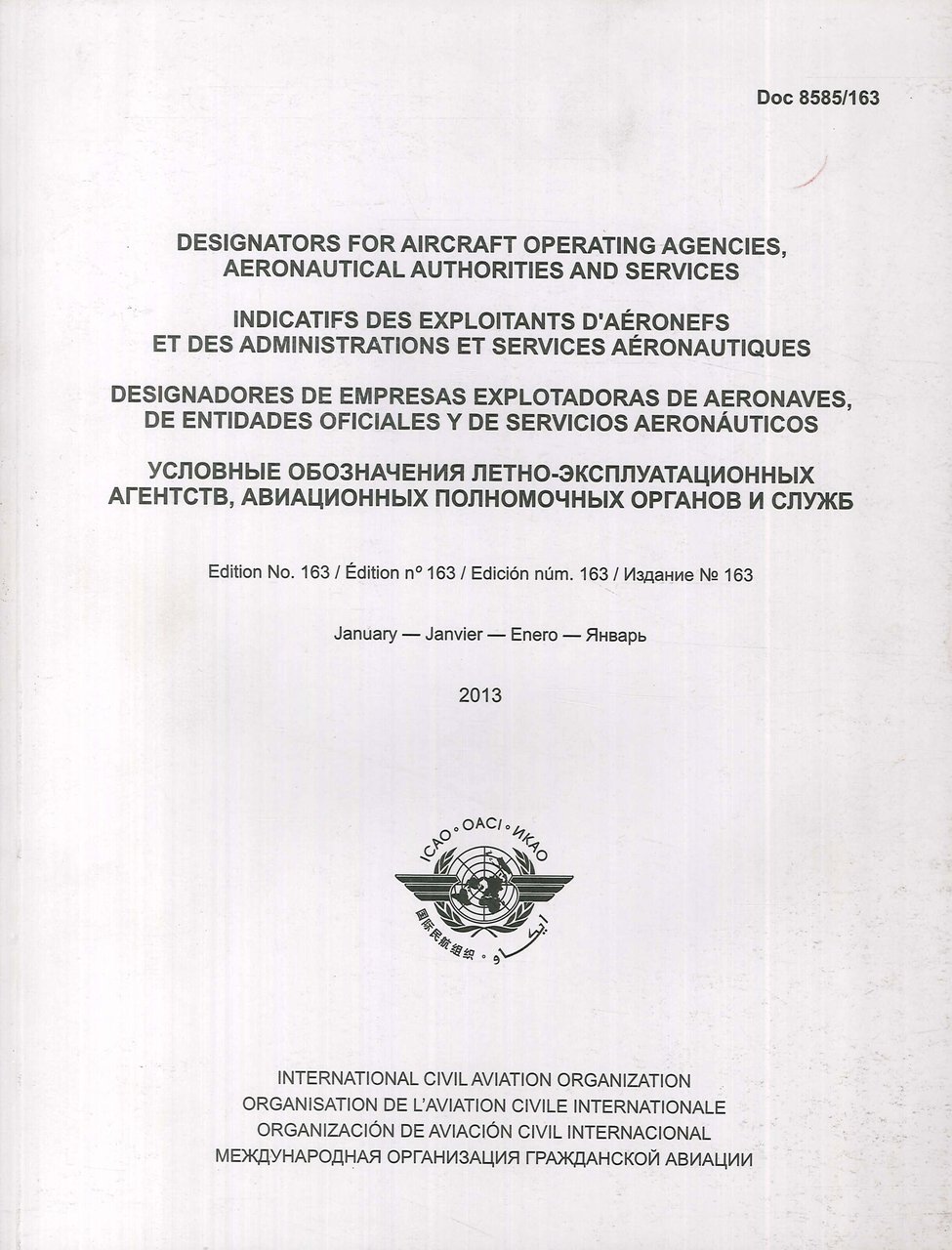 Indicatifs des exploitants d'aéronefs et des administrations et services aéronautiques. … | Immagine principale