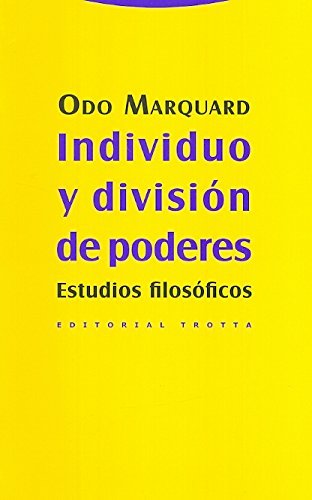 Individuo Y División De Poderes : Estudios Filosóficos | Immagine principale