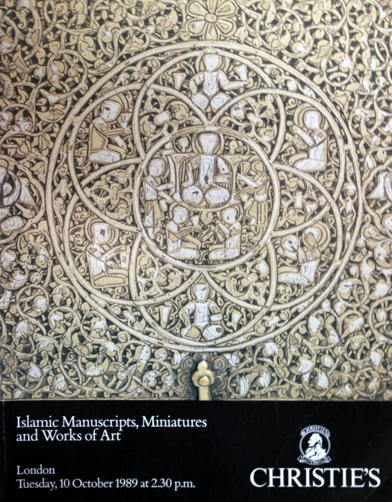 Islamic manuscripts, miniatures and works of art. Auction 10 october …