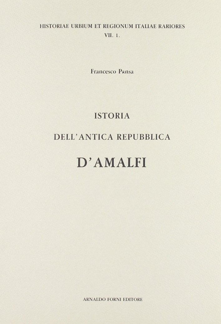 Istoria dell'Antica Repubblica d'Amalfi | Immagine principale