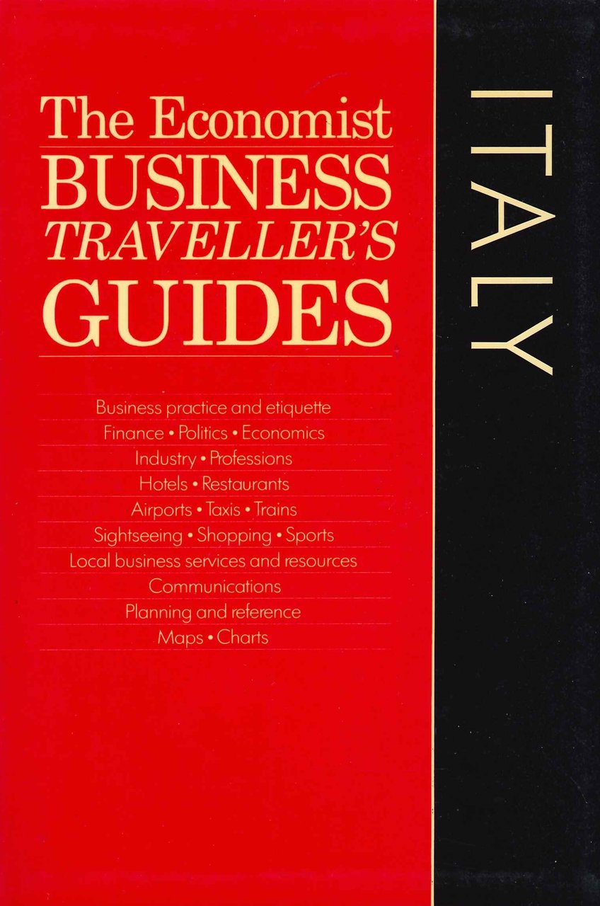 Italy. The economist Business traveller's guides, Riverside NJ, Simon & …