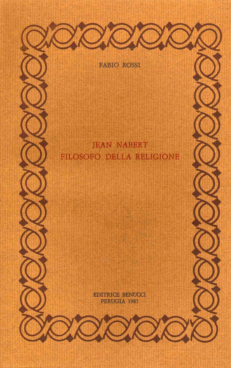 Jean Nabert. Filosofo della religione. 24