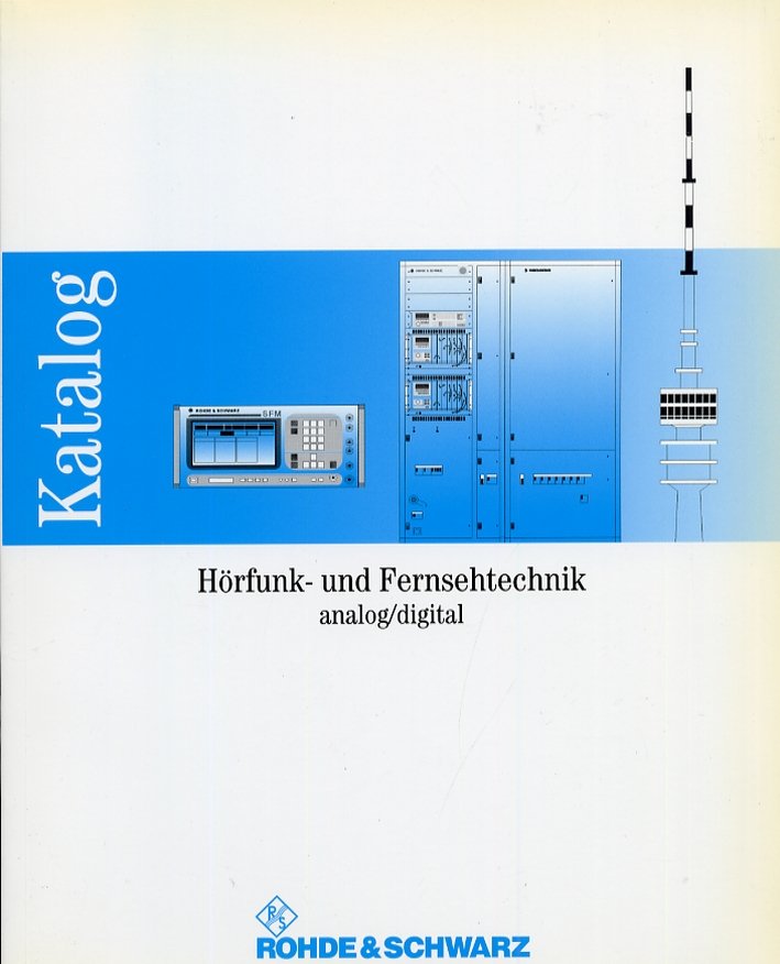 Katalog Hörfunk- und Fernsehtechnik. Analog/Digital